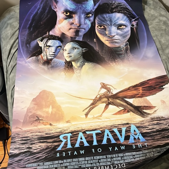 Avatar Movie Poster (READ) 27x40 Way of the Water Theatrical Origin Double Sided - Picture 10 of 15